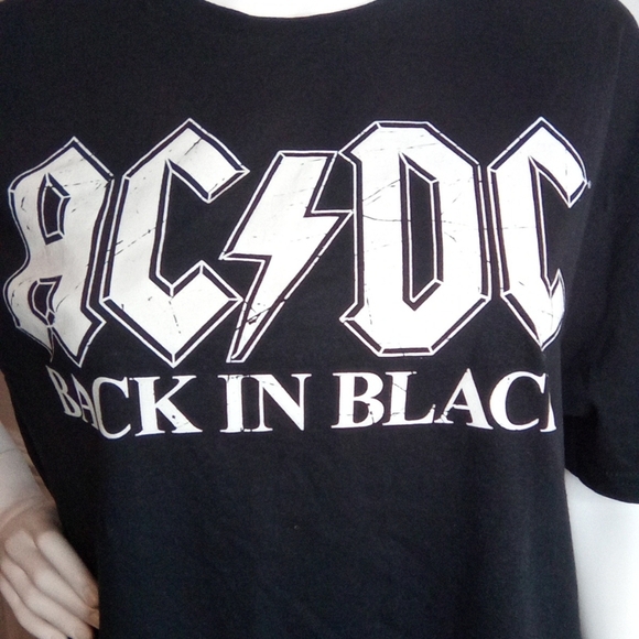 Men's AC/DC Black Graphic T-Shirt, Size Large - Picture 9 of 9